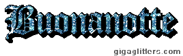 Buonanotte, GIF glitter 1