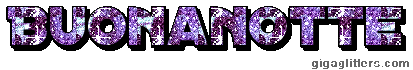 Buonanotte, GIF glitter 2