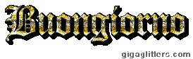Buongiorno, GIF glitter 1