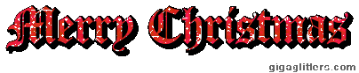 Merry Christmas glitter GIF 1