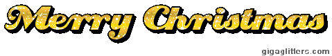 Merry Christmas glitter GIF 3
