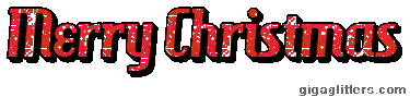 Merry Christmas glitter GIF 5