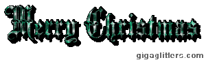 Merry Christmas glitter GIF 6
