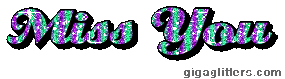 Miss You glitter GIF 1