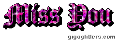 Miss You glitter GIF 2