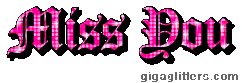 Miss You glitter GIF 6