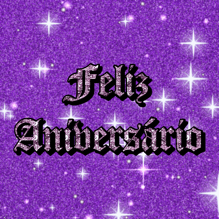 Feliz Aniversário, cartão com brilho 3