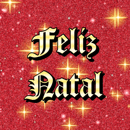 Feliz Natal, cartão com brilho 1