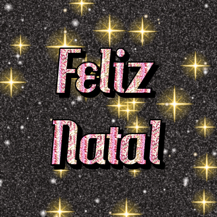 Feliz Natal, cartão com brilho 3