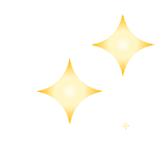 Gold twinkling sparkle cluster GIF