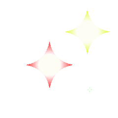 Rainbow twinkling sparkle cluster GIF