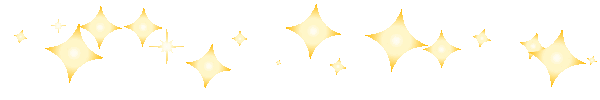 Gold sparkle divider GIF