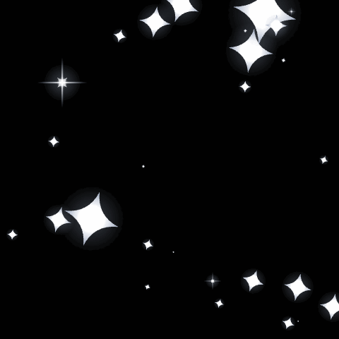 Silver sparkle overlay on black GIF