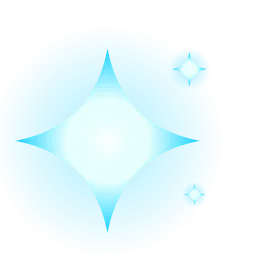 Aqua sparkle cluster PNG, transparent
