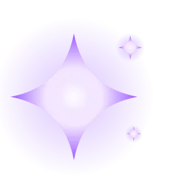 Purple sparkle cluster PNG, transparent