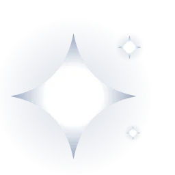 Silver sparkle cluster PNG, transparent