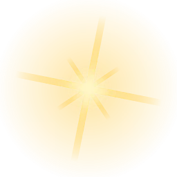 Gold starburst PNG, transparent