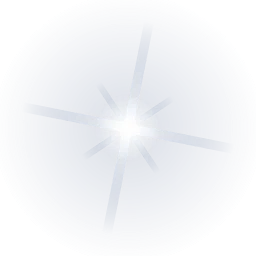Silver starburst PNG, transparent
