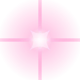 Pink star flare PNG, transparent